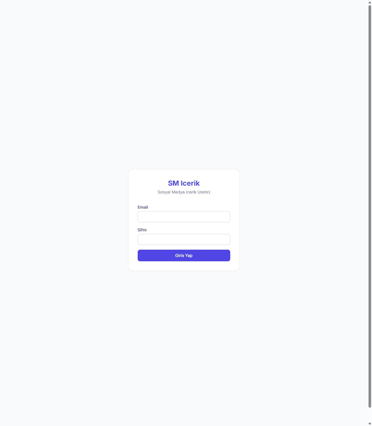 SM İçerik Üretici screenshot
